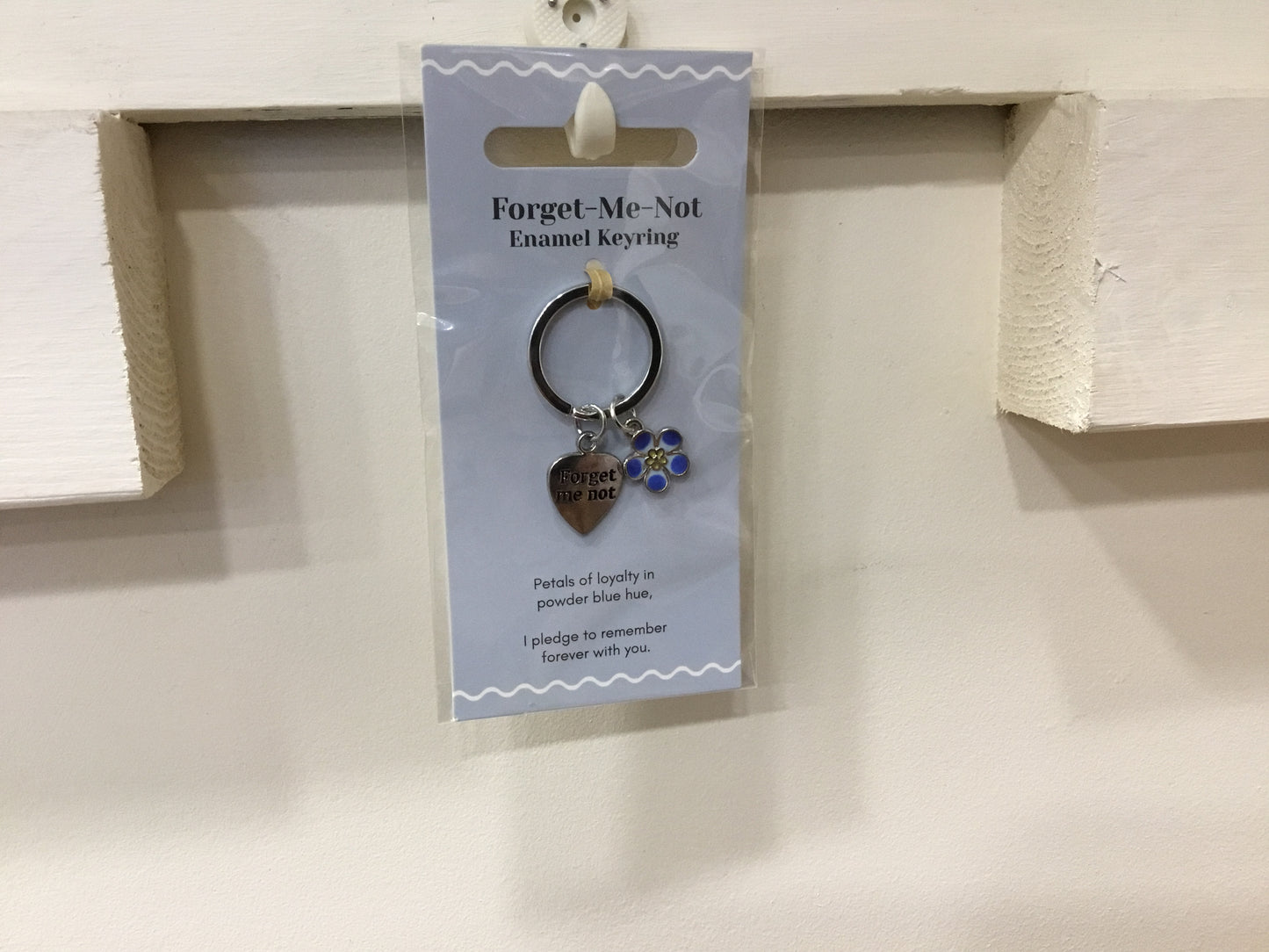 Forget me not keyring