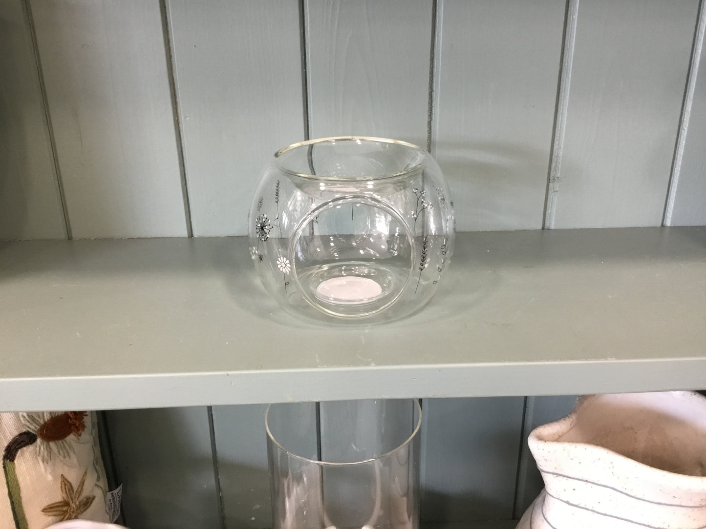 Glass wax burner