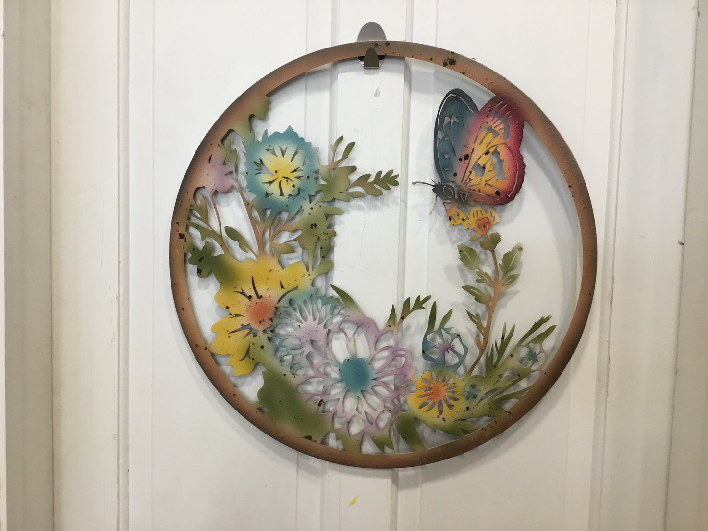 Butterfly metal wall art