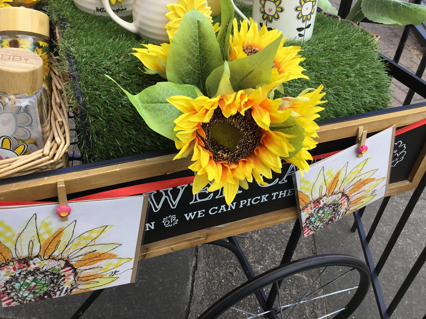 Bunch of sunflowers