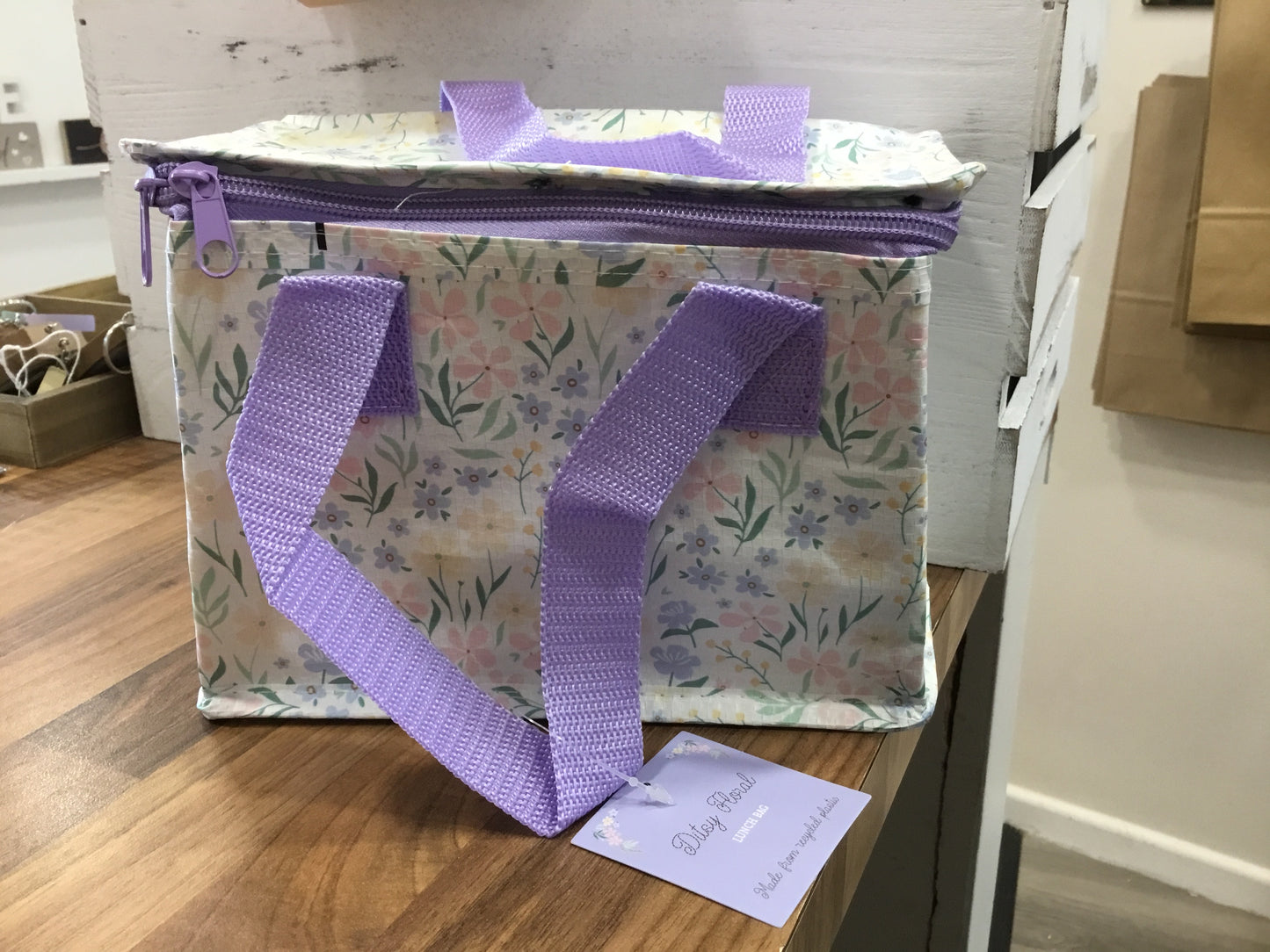 Ditsy floral lunch bag