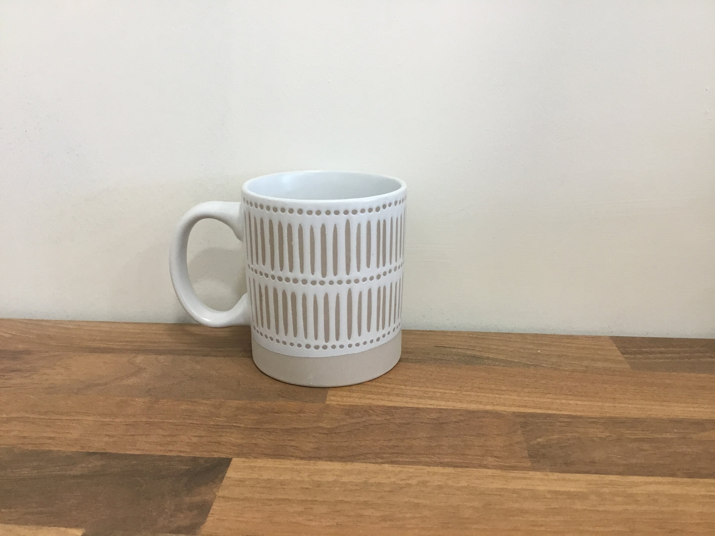 Natural stripe mug