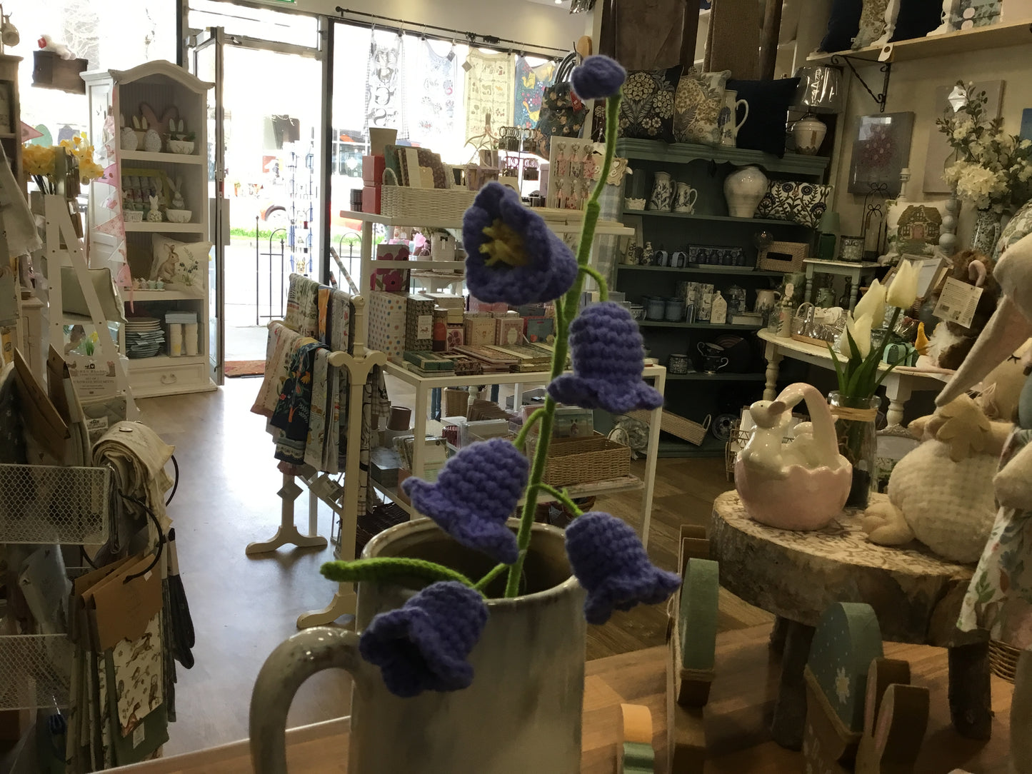Knitted bluebell flowers - price per stem