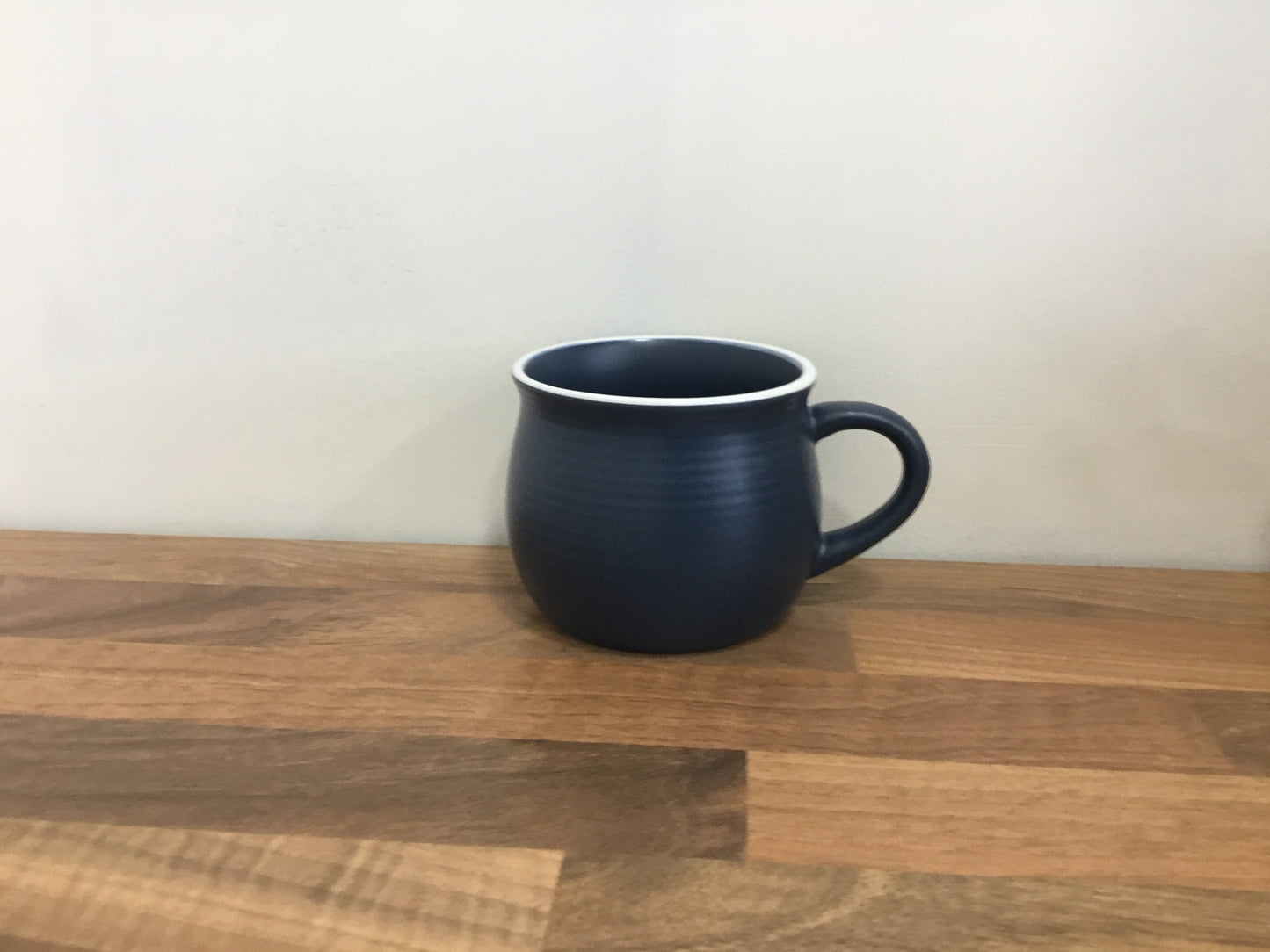 Navy blue mug