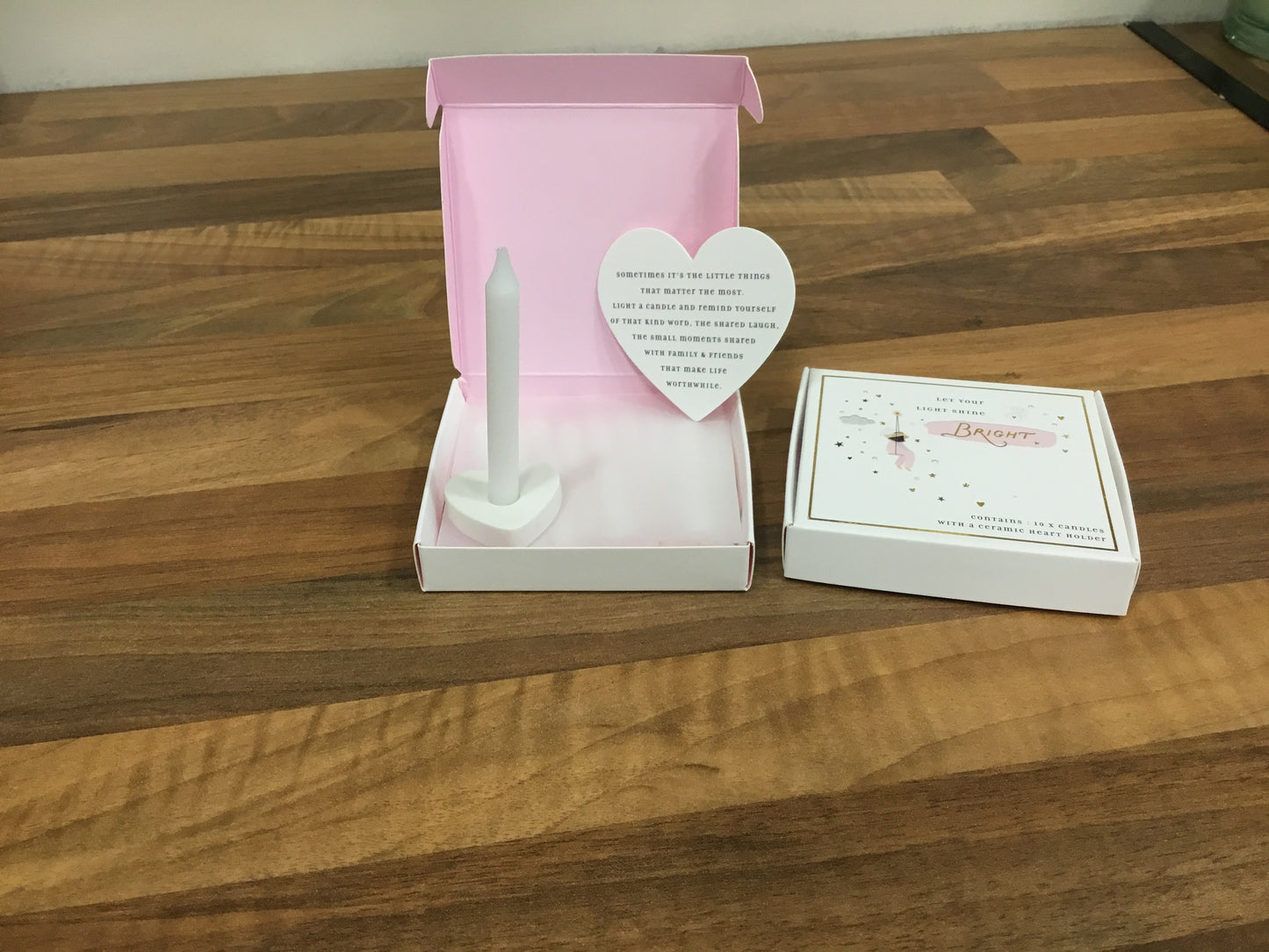 Candle gift. Let you light shine bright.