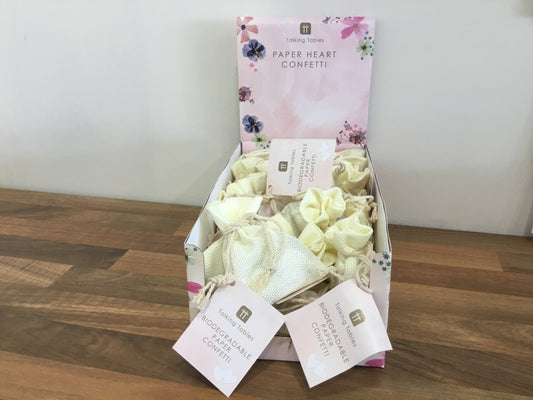 Paper Heart confetti by Talking Tables