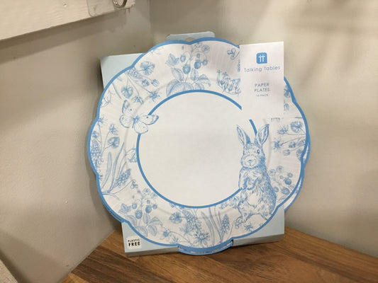 Rabbit Design paper plates