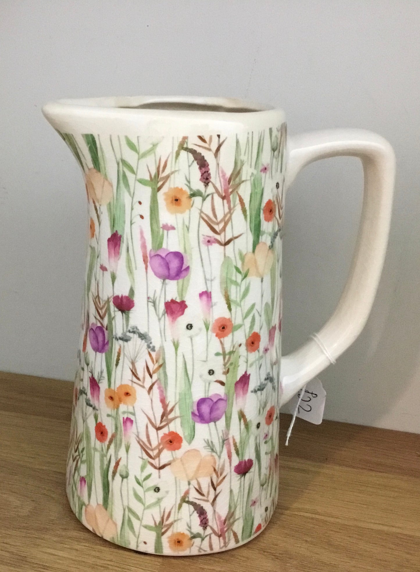 Wildflower ceramic jug