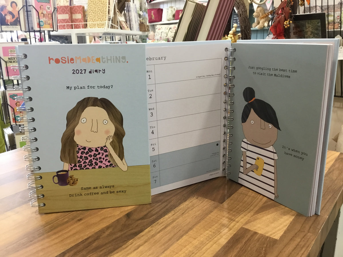2027 Diary Rosiemadeathing