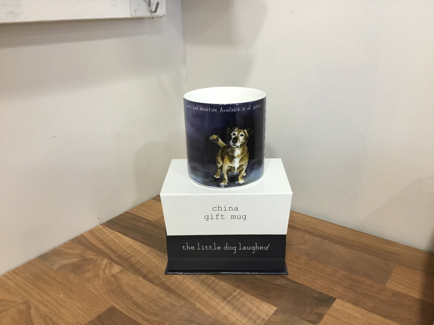 Little dog laughed mug. “Love and devotion “