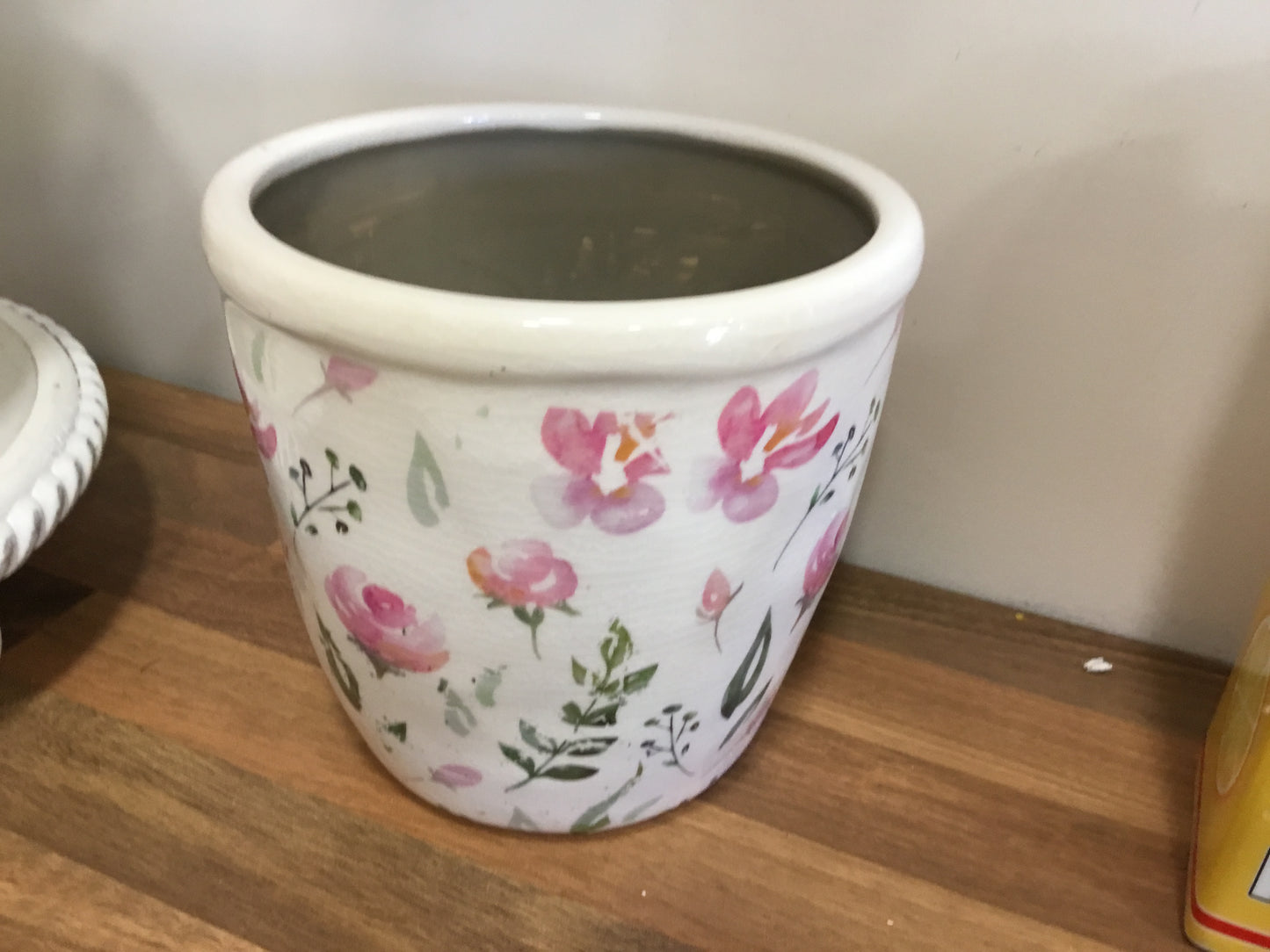 Rose vintage style planter