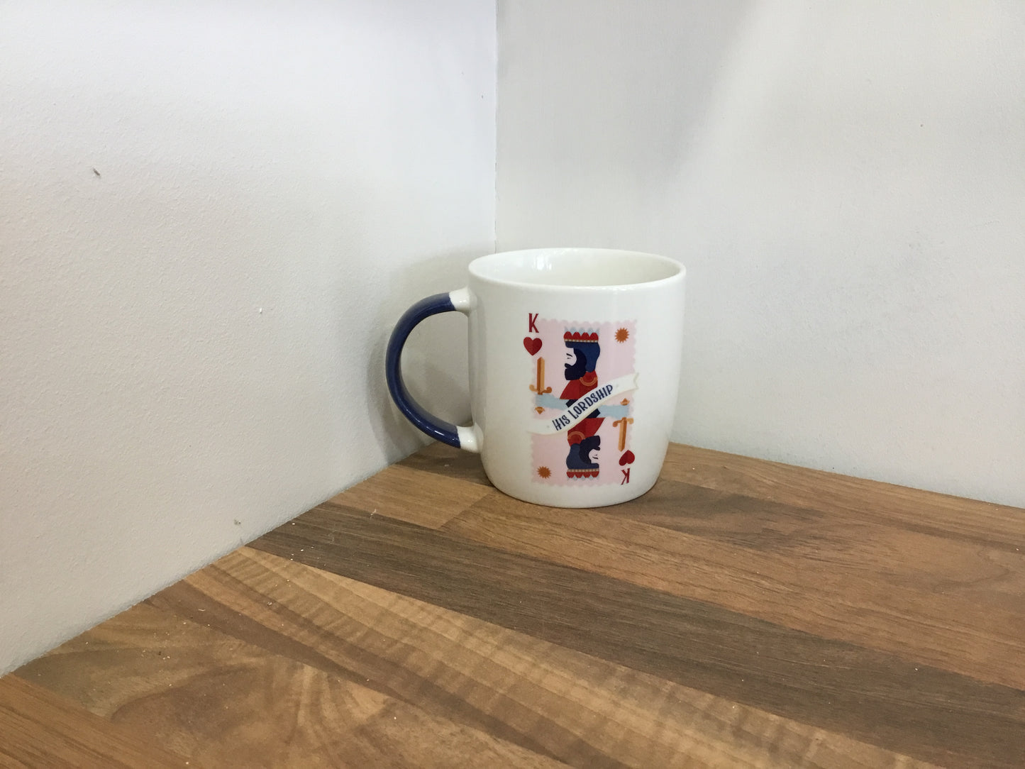 His Lordship playing card mug