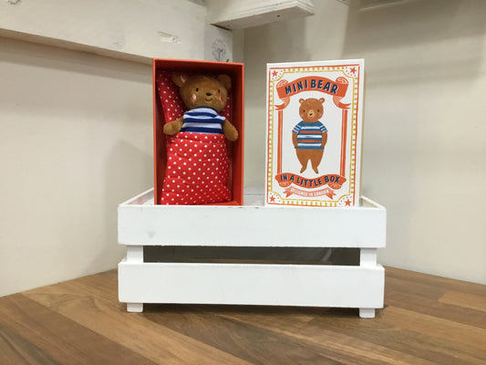 Mini bear in a box