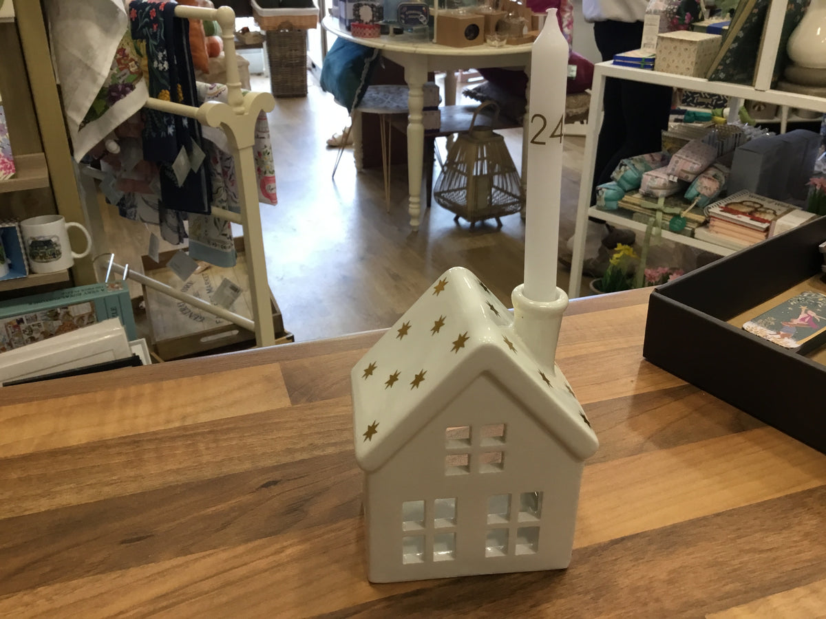 Advent candle house
