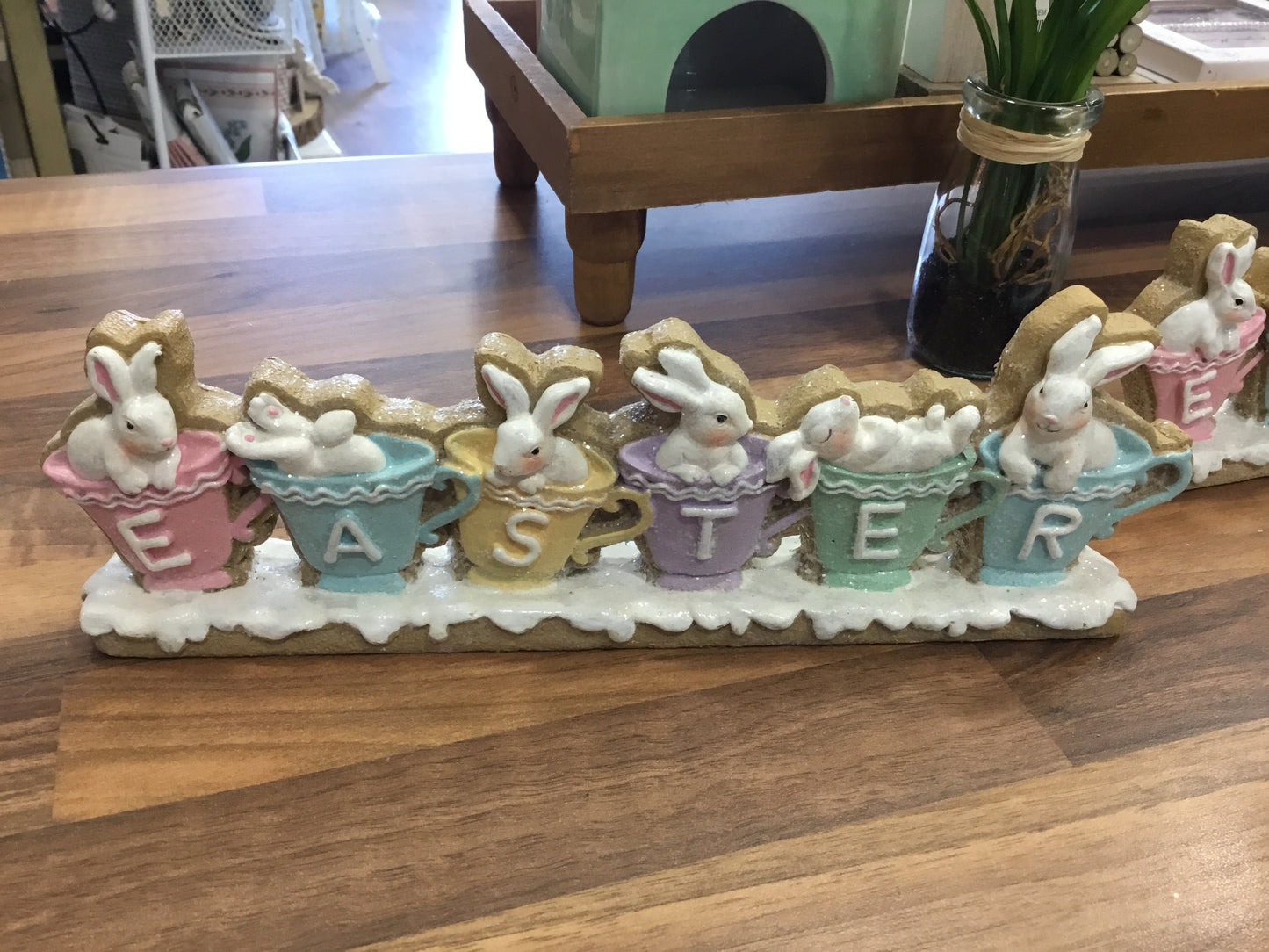 EASTER rabbits in teacups
