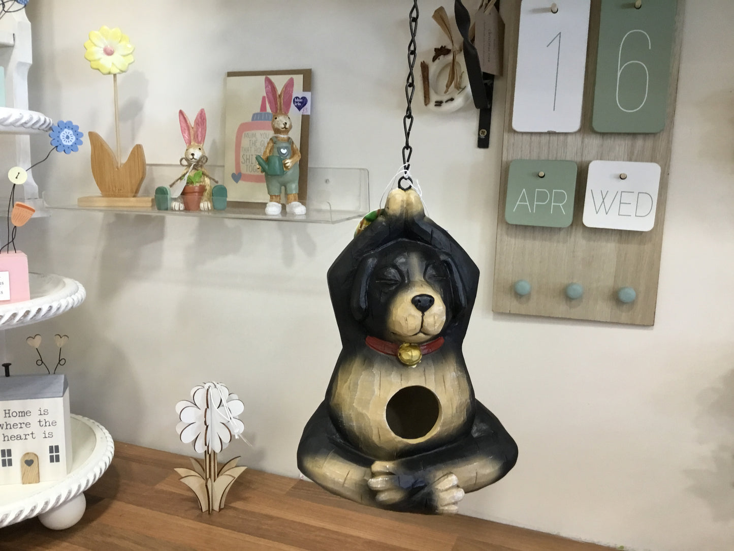 Hanging Dog Birdhouse