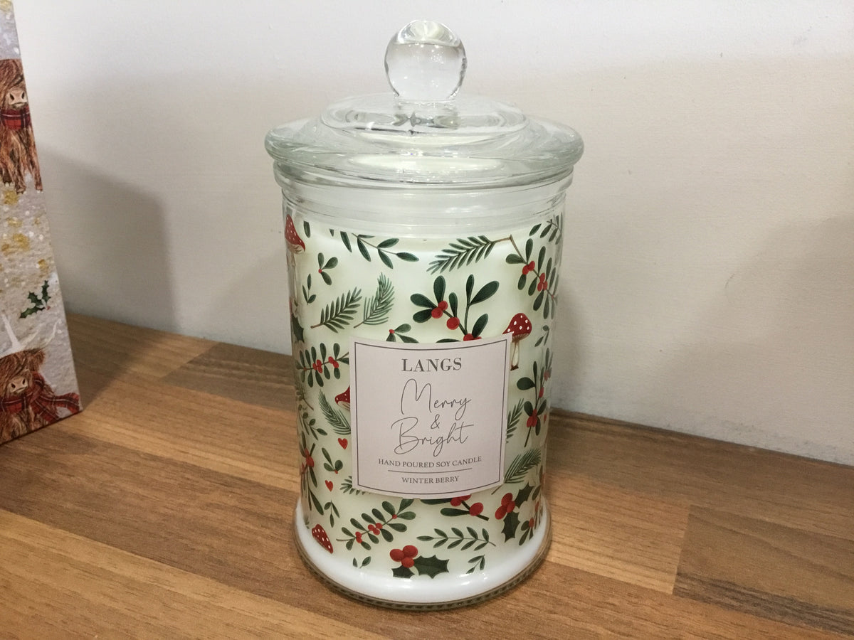 Merry & Bright Winter Berry Candle