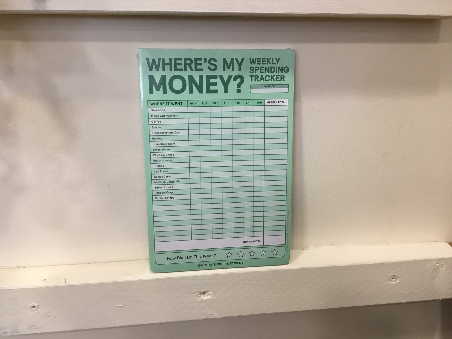 Wheres my money?
