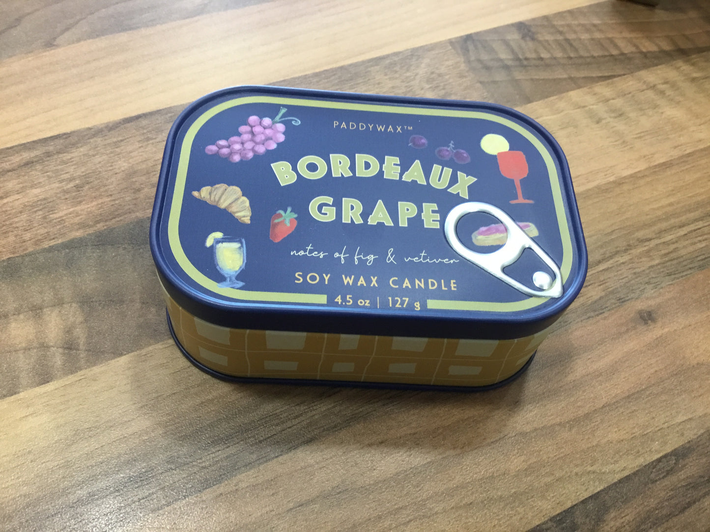 Bordeaux Grape Candle tin by Paddywax