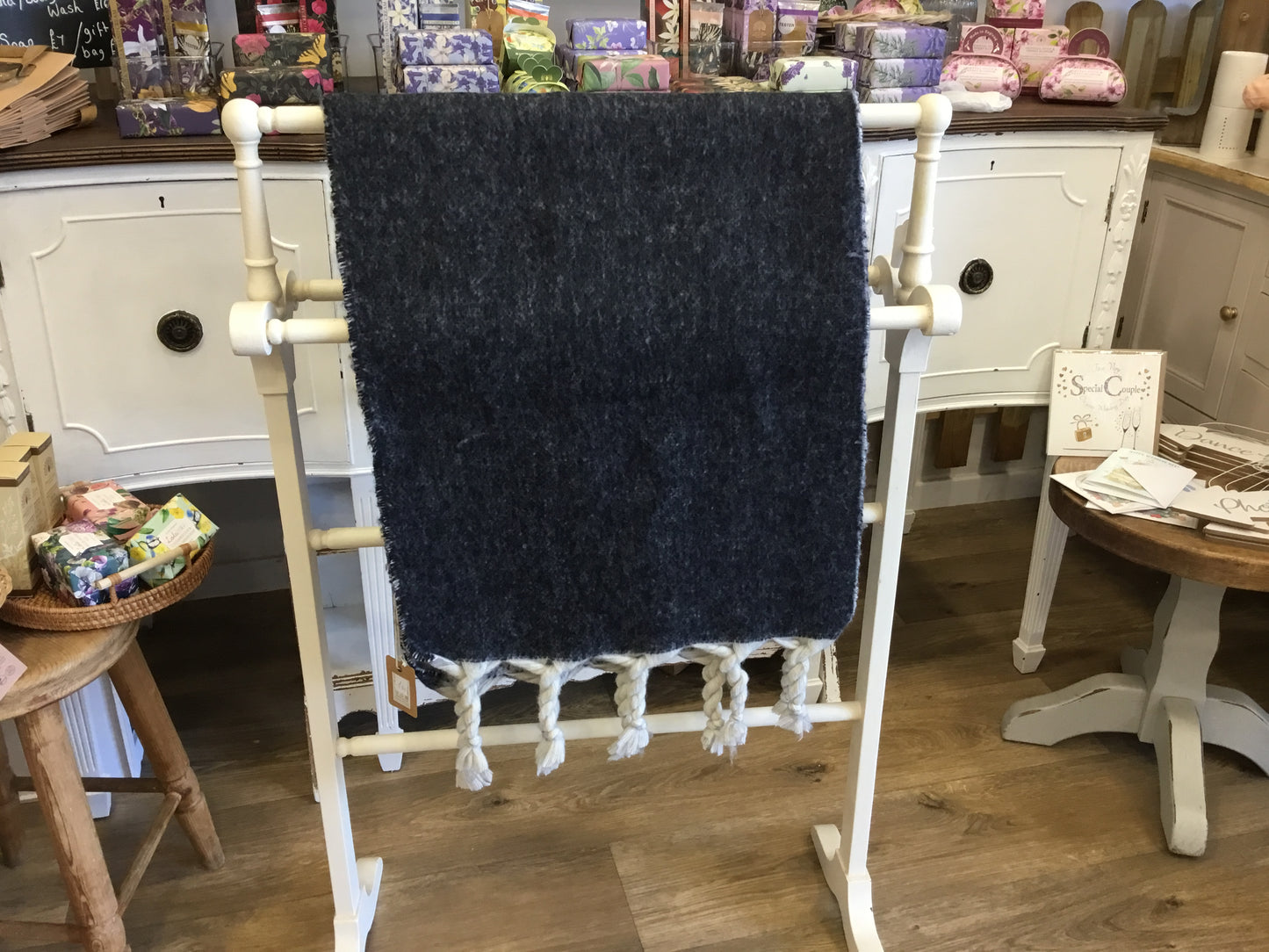 Charcoal coloured scarf