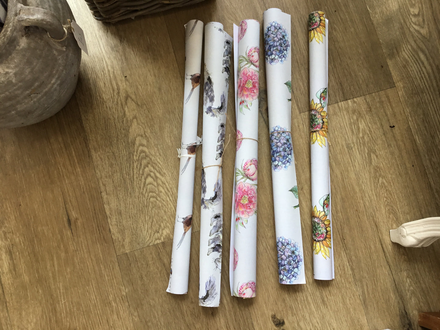 Wrapping paper Francesca Kemp individually sold £2.50 each