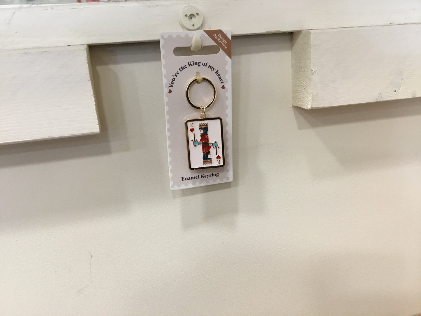 King of hearts keyring