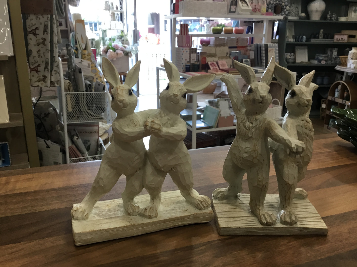 Dancing bunnies. Two styles.