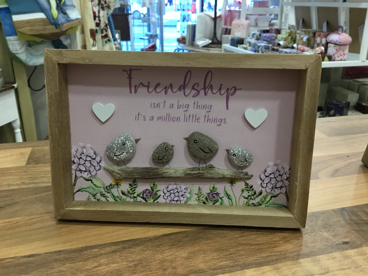 Friendship Bird Pebble plaque
