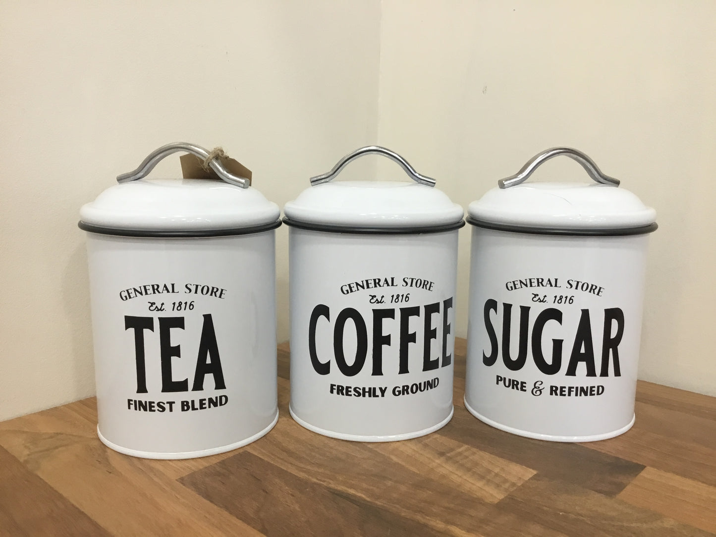 General Store Tea Coffee Sugar