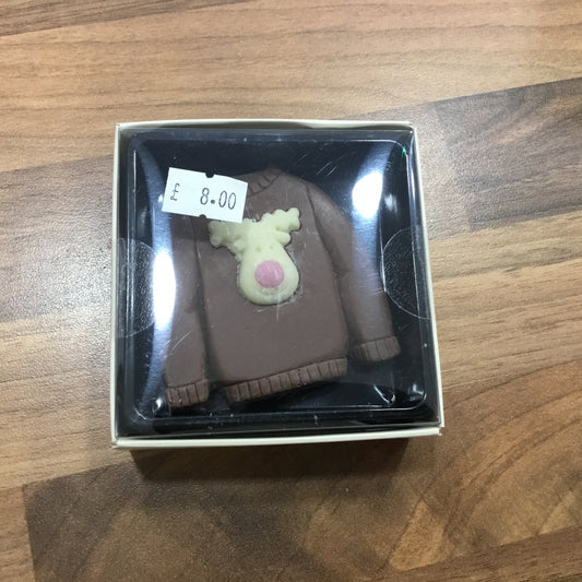 Choconchoc Christmas chocolate reindeer sweater