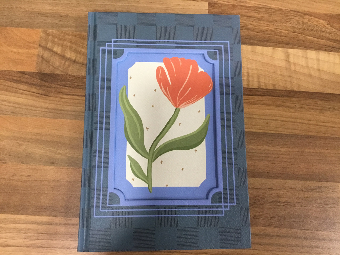 Open framed notebook - Tulip Flower