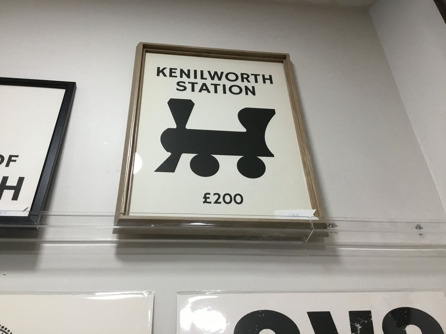 Kenilworth station. Framed Print.