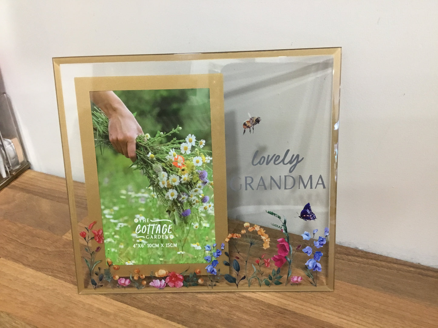 Lovely Grandma glass photo frame
