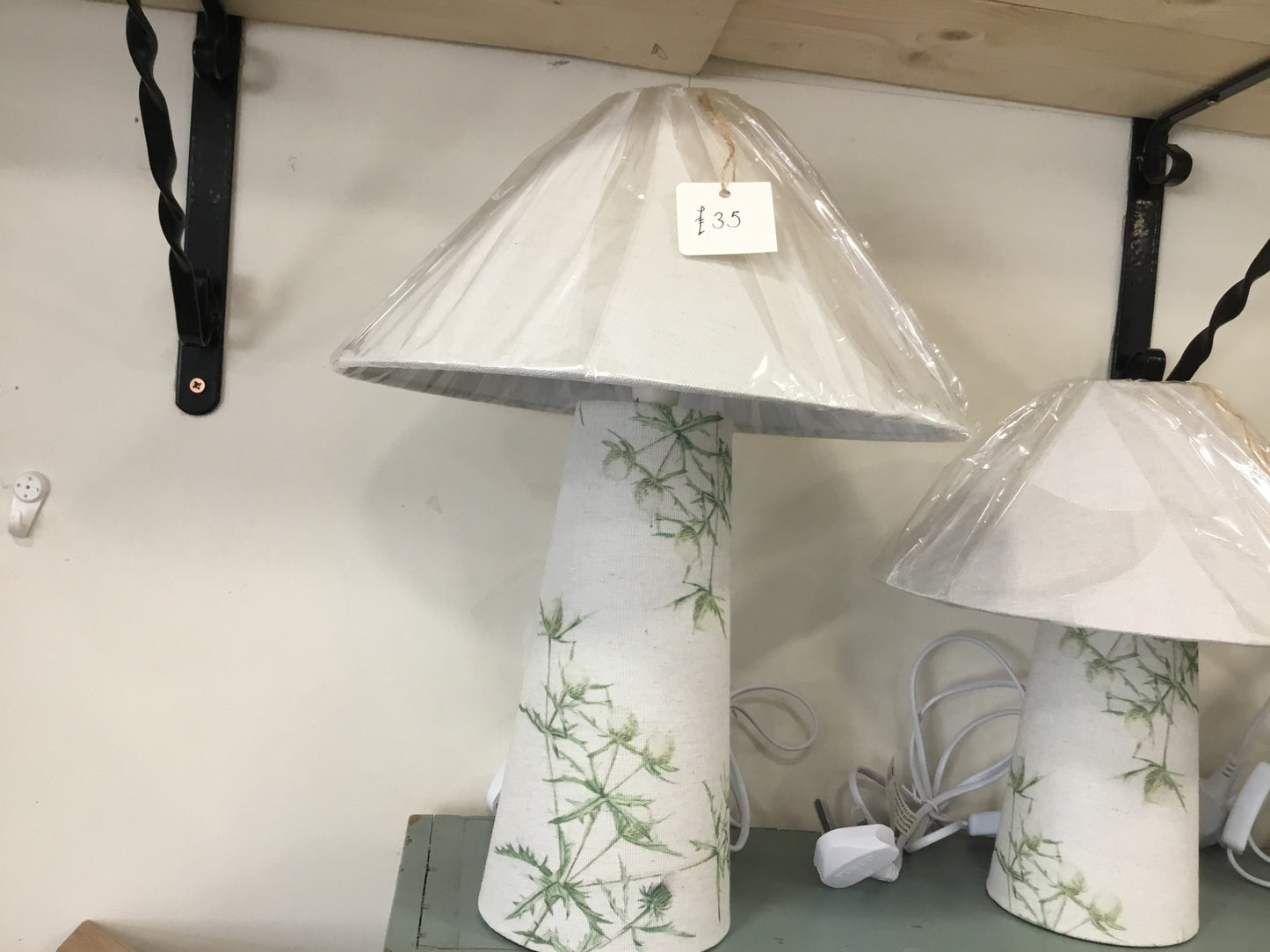 Thistle fabric lamp - Large