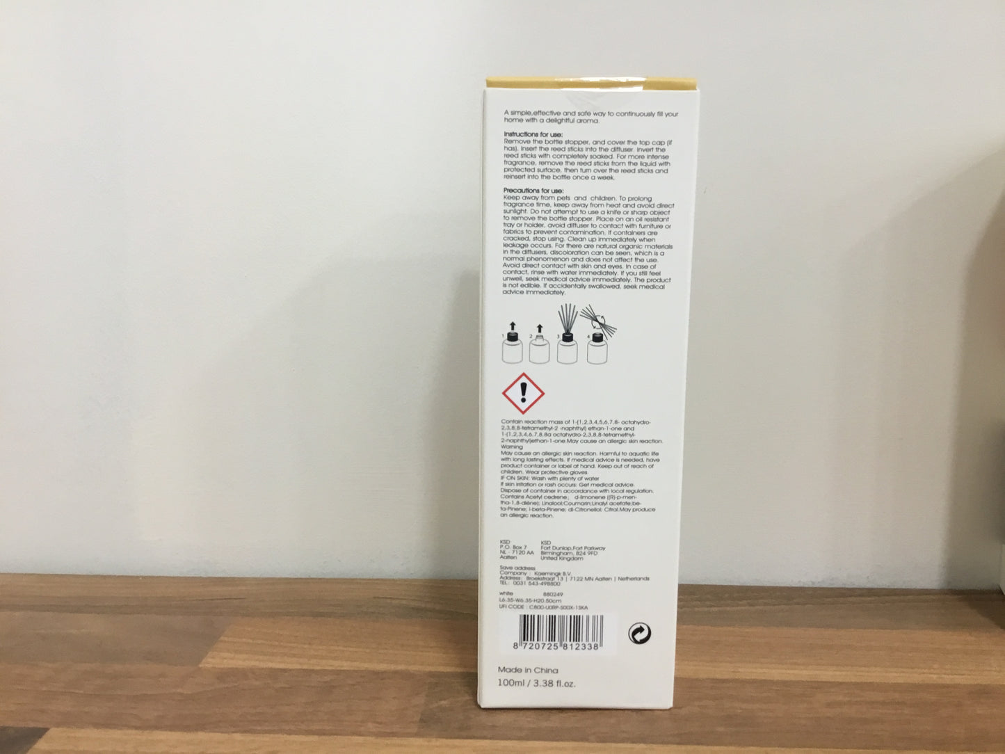 White Musk and Vanilla Diffuser