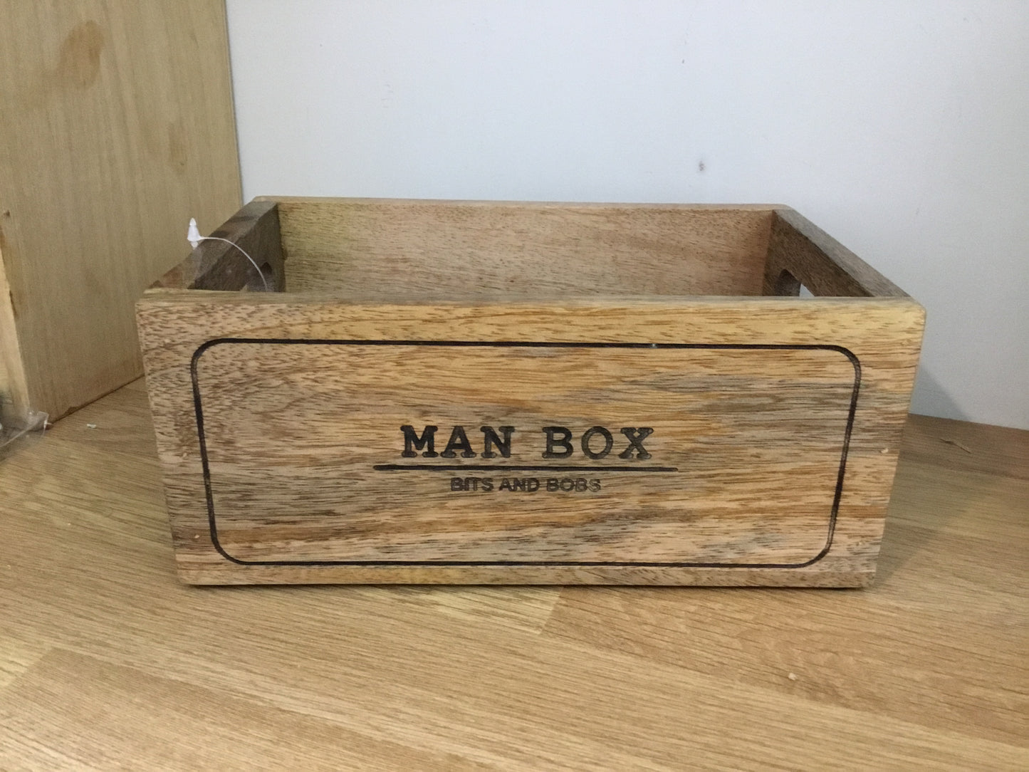 Man Box wooden storage