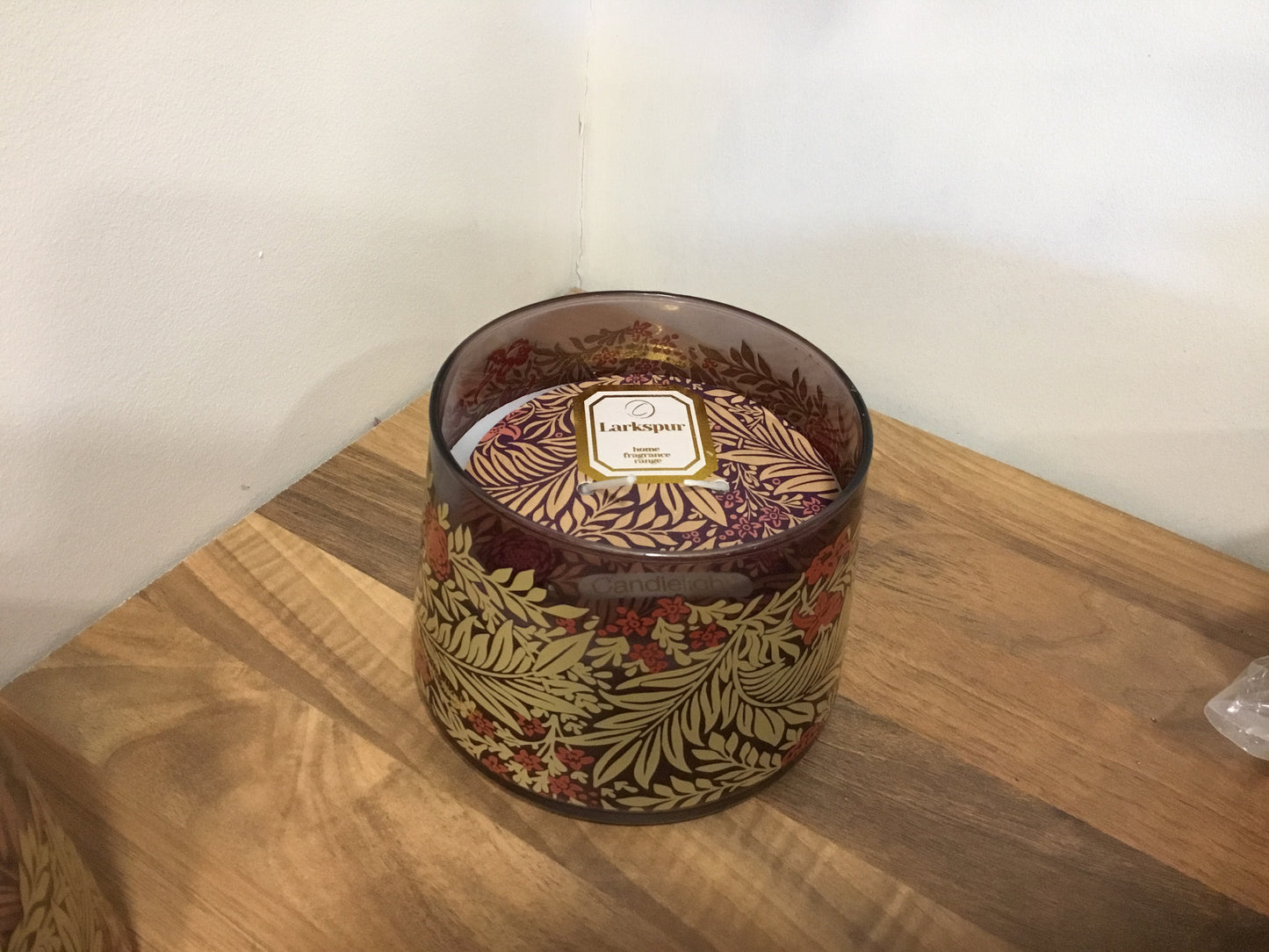 Larkspur Candle