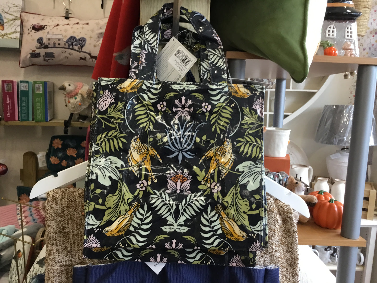 Finch and Flower Shopper by Ulster Weavers