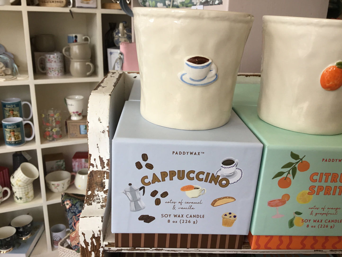 Ceramic Cappuccino Candle by Paddywax