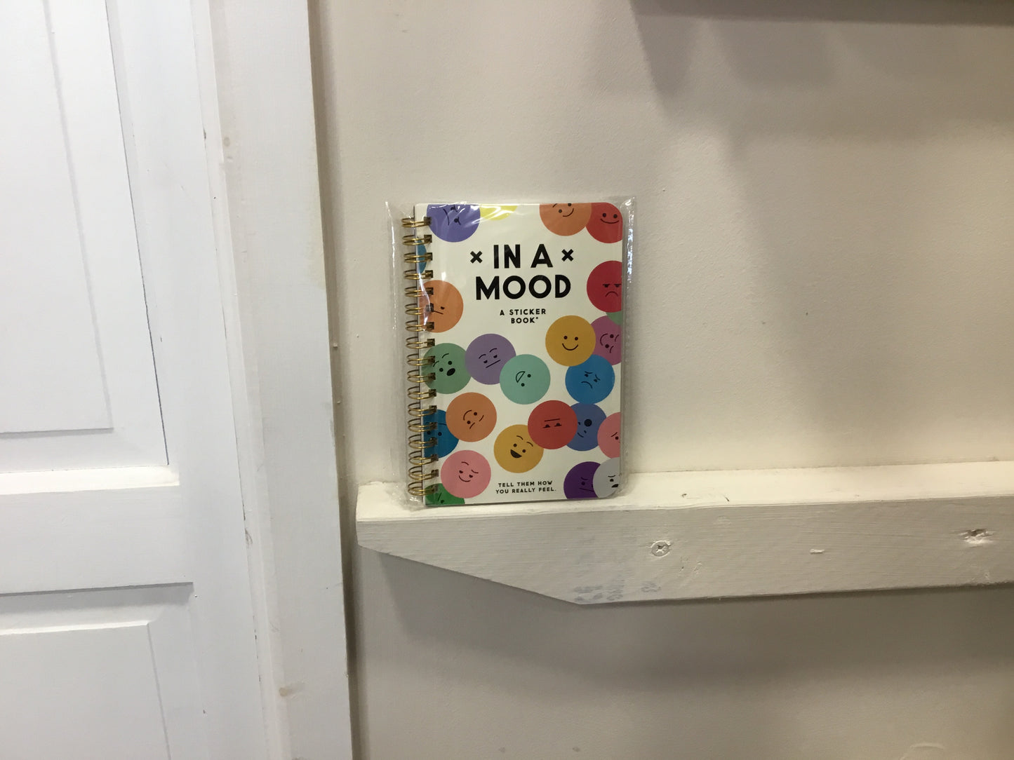 In a mood. Sticker book