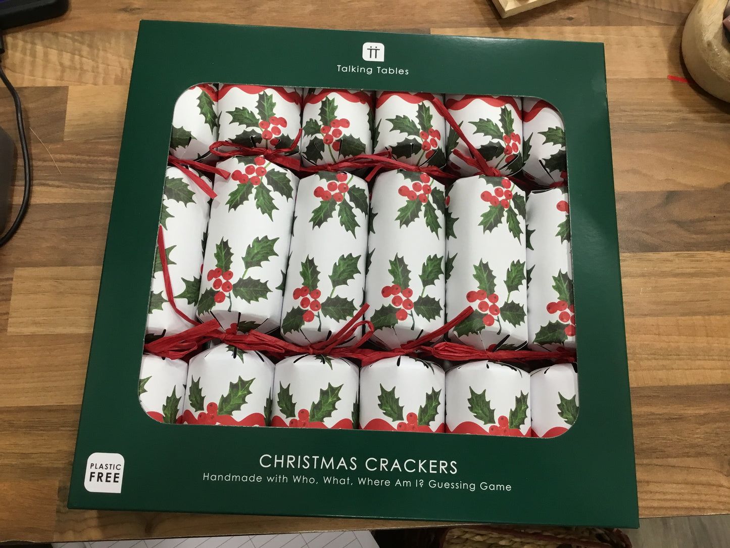 Holly Design Christmas Cracker