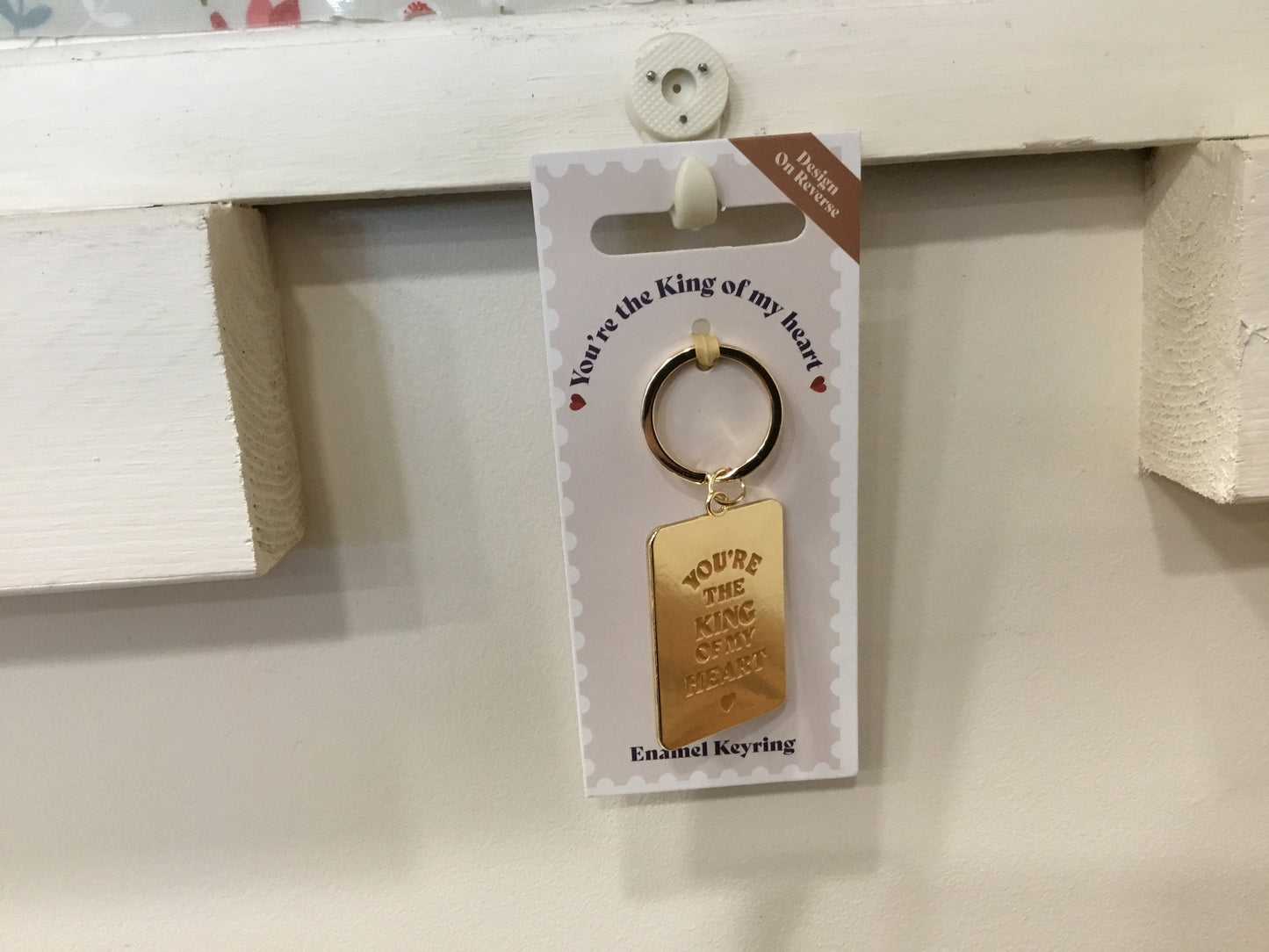 King of hearts keyring