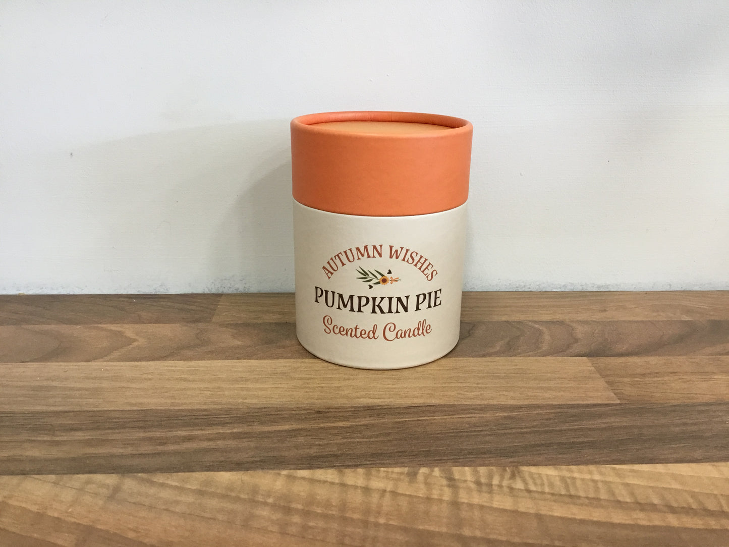 Pumpkin spice candle