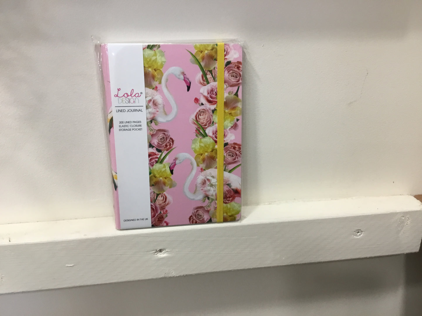 Hardback journal. Flamingo