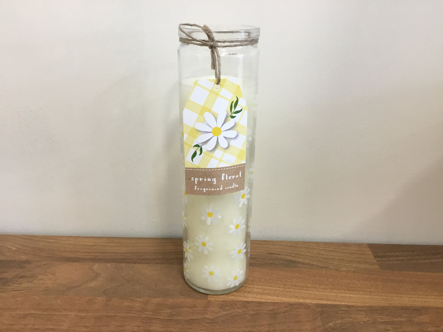 Daisy candle jar
