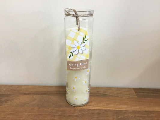 Daisy candle jar