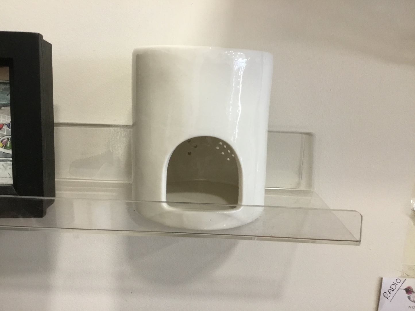 Floral ceramic wax melter