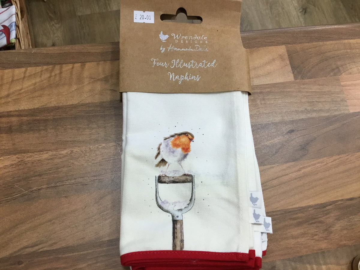 4 napkins