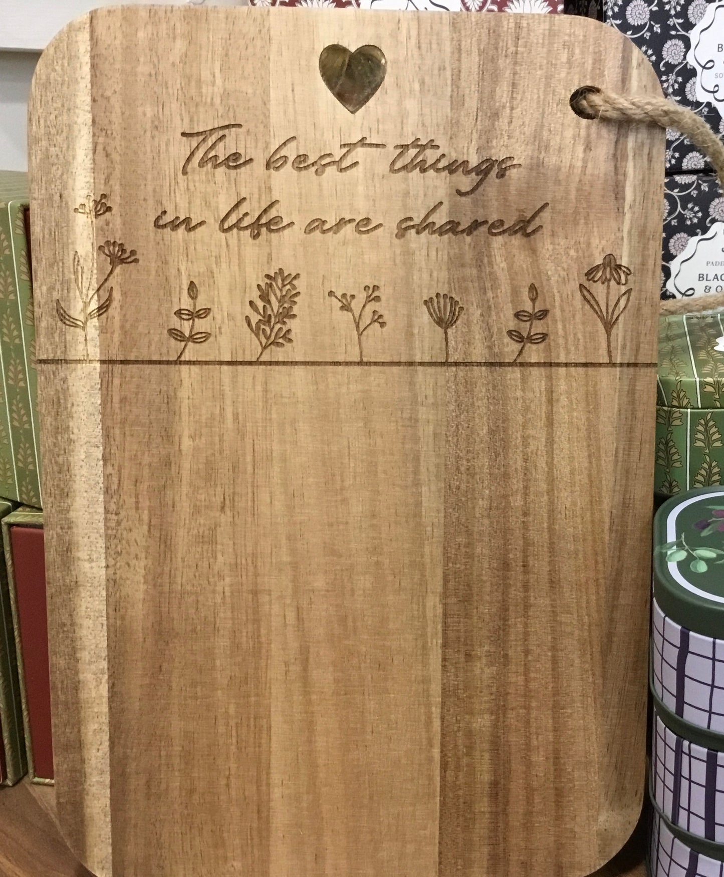 The best things is life board