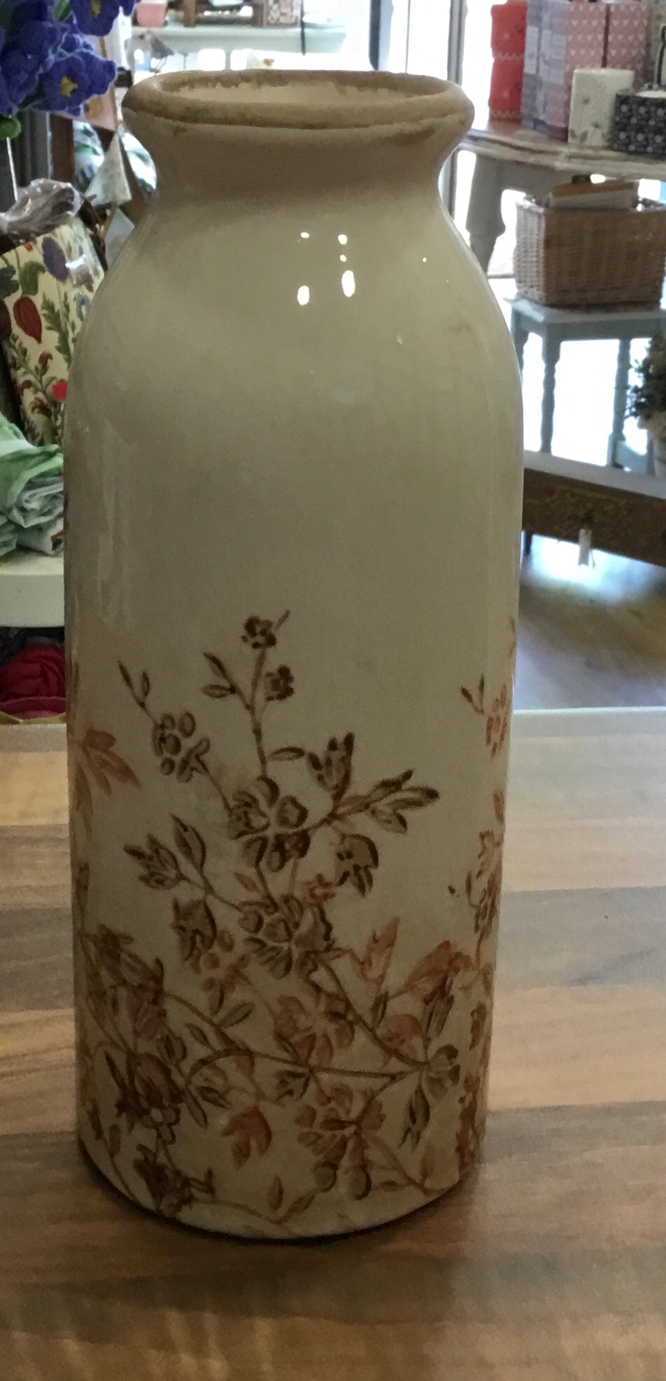 Rustic vintage style vase